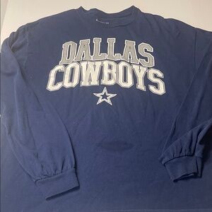 NFL‎ Dallas Cowboys Navy Blue Long Sleeve Tee